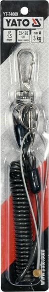 Веревка стяжная+2 карабина Yato (YT-74009)