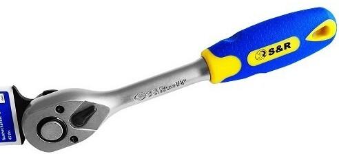 Ключ-трещотка с реверсом S&R 3/8” 45 зубьев (465045038)