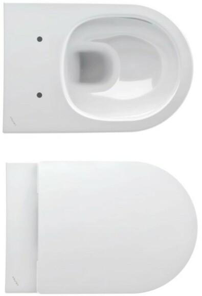 Унитаз подвесной LAUFEN PRO Rimless с сидением Slim slow-closing (H8669570000001)