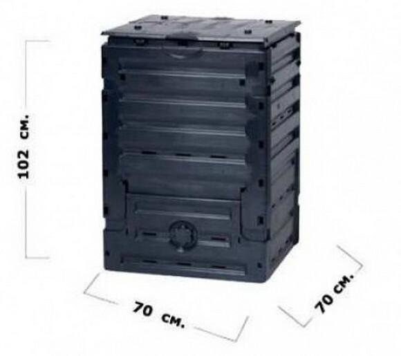 Компостер GRAF Еко-Мастер, 450 л, черный (628001)