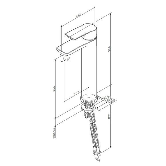 Смеситель для раковины AM.PM Pride (F7C92022)