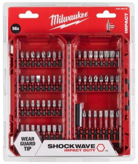 Набор бит Milwaukee SHOCKWAVE, 56 шт. (4932492006)