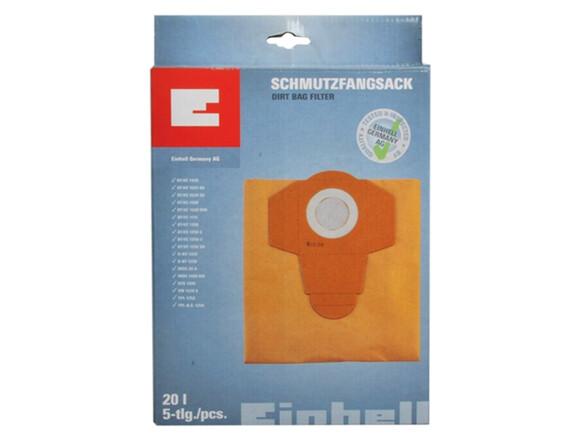 Мешки бумажные к пылесосу Einhell, 20 л (5 шт) 2351152