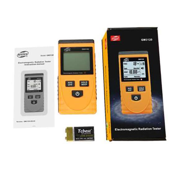 Детектор излучения (1~1999 В/м, 0,01~99,99 ?t) Benetech GM3120