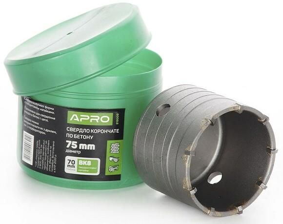 Сверло корончатое по бетону APRO 75 мм (819009)