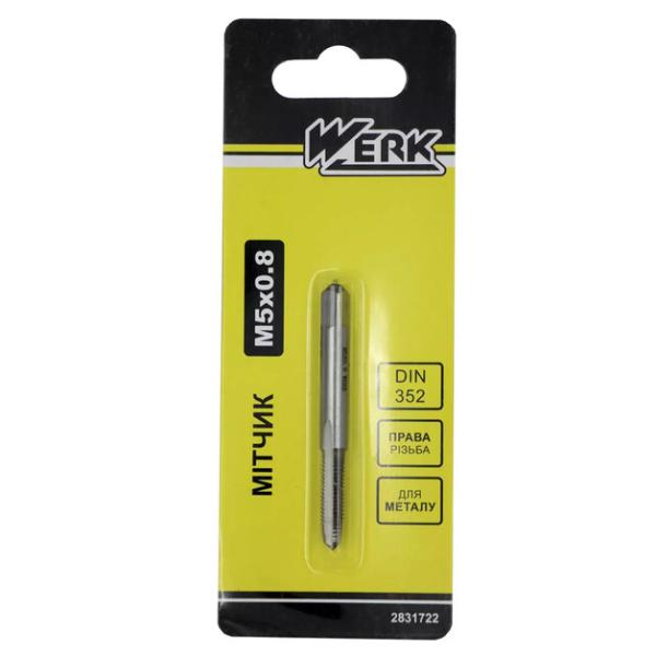 Метчик WERK M5x0.8 мм (122708)