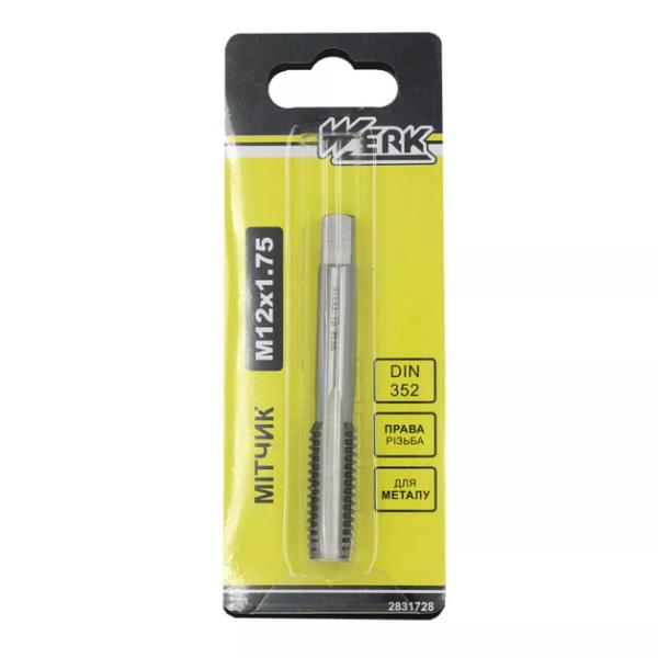 Метчик WERK M12x1.75 мм (122715)