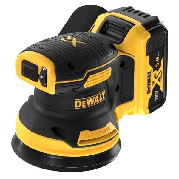 Шлифовальная эксцентриковая аккумуляторная бесщеточная машина DeWALT DCW210P2