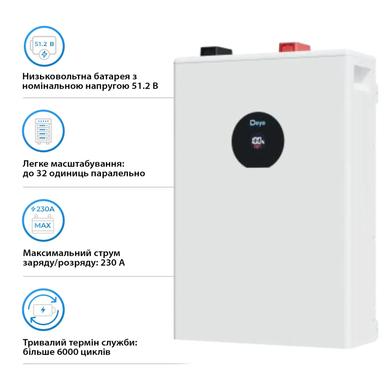 Фото Альтернативне електропостачання, Акумуляторні батареї, Акумулятори для інверторів, Акумулятори для інверторів Deye Аккумуляторная батарея Deye SE-F12 C (LiFePO4 51.2V 230Ah 11.8kWh)