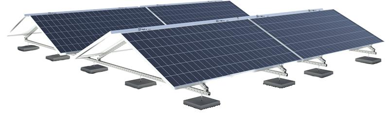 Алюминиевая система креплений - Балластная система «Восток-Запад»