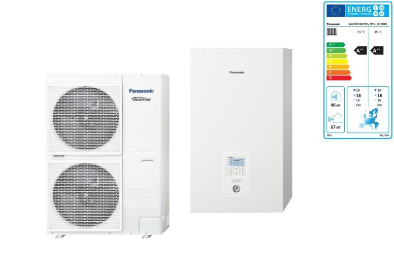 Тепловой насос Panasonic Aquarea T-CAP H KIT-WXC16H9E8 (Bi-Bloc, 16 кВт, 380 В)
