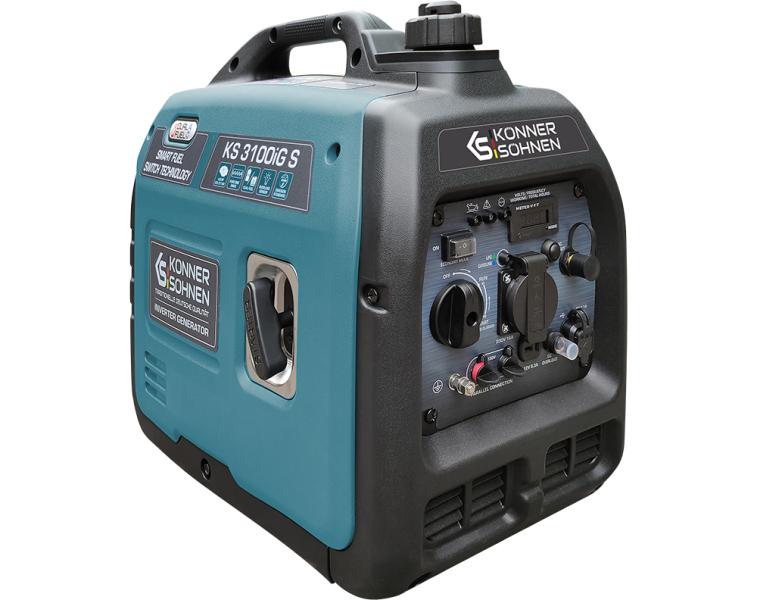 Фото Генератори, Бензинові генератори, Бензинові генератори Könner & Söhnen Инверторный газобензиновый генератор KS 3100iG S