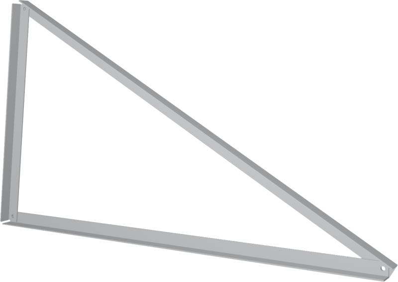 Алюмінієвий трикутник - Тип 2. Фіксований кут нахилу панелей 30