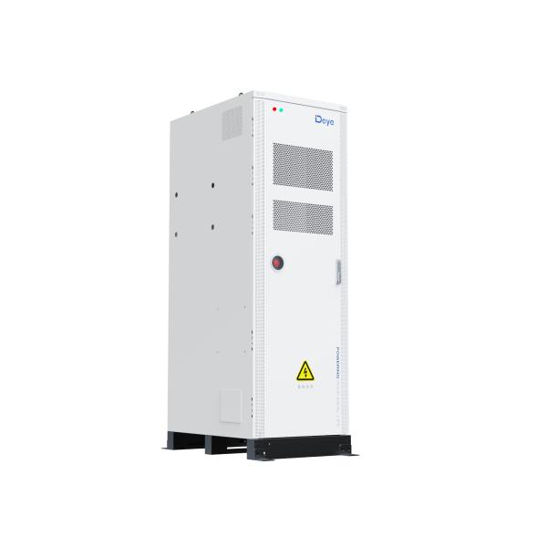 Фото Альтернативне електропостачання, Зарядні станції, Стаціонарні зарядні станції, Стаціонарні зарядні станції Deye Система зберігання енергії GE-F60 Deye Outdoor Cabinet ESS (High-Voltage 60 kW LiFePO4 51,2V 100Ah 614.4Wh)