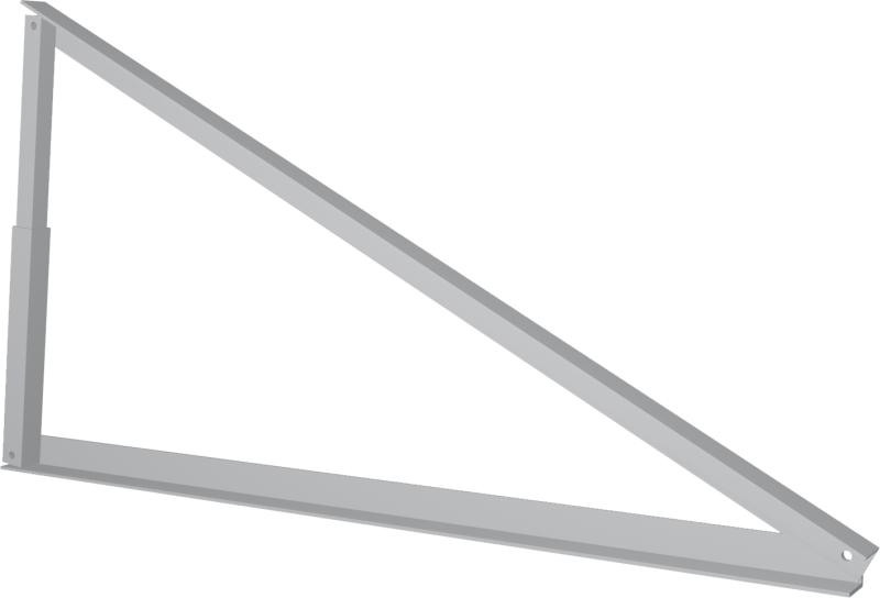 Алюмінієвий трикутник - Тип 1. Змінний кут нахилу панелей 15°-30°
