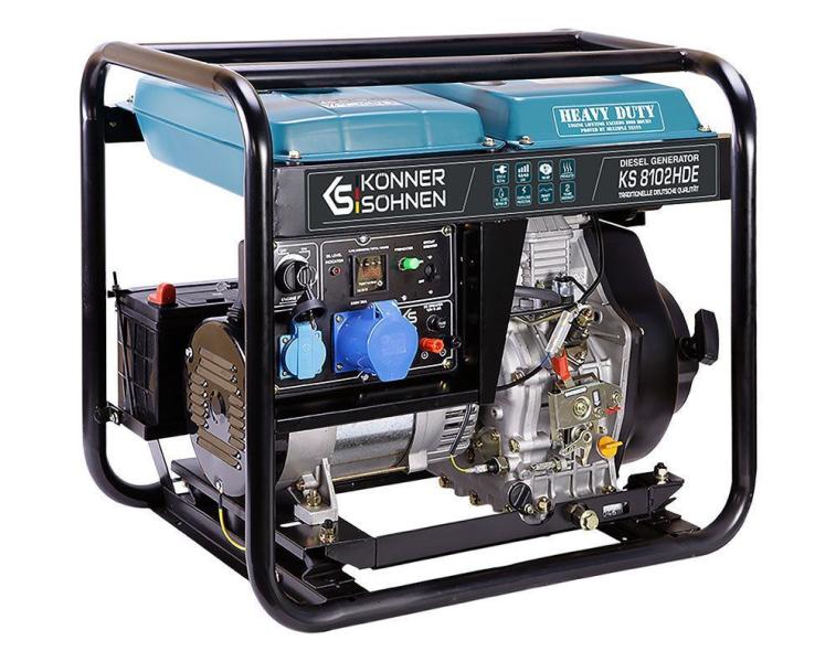 Дизельный генератор Könner & Söhnen KS 8102HDE (EURO II)