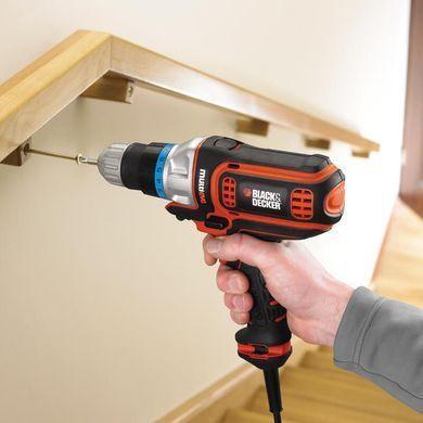 Фото Електроінструмент, Шурупокрути, Шурупокрути BLACK+DECKER Багатофункціональний інструмент з насадкою дриль-шурупокрут BLACK+DECKER MT350K