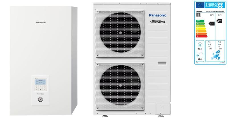 Тепловий насос Panasonic Aquarea High Performance H KIT-WC09H3E8 (Bi-Bloc, 9 кВт, 380 В)