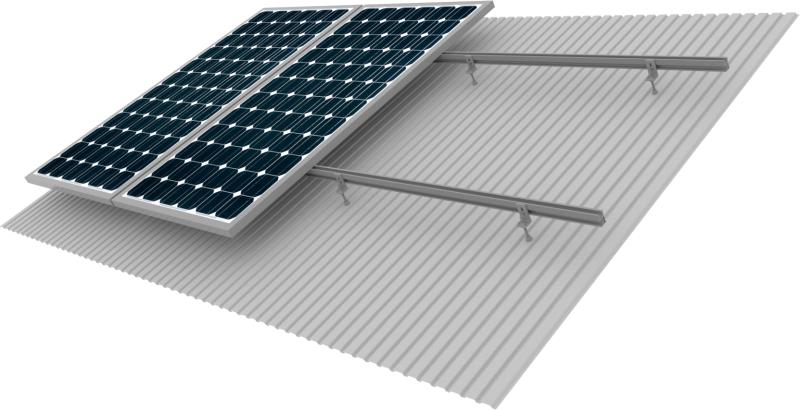 Алюмінієва система кріплень для скатної покрівлі