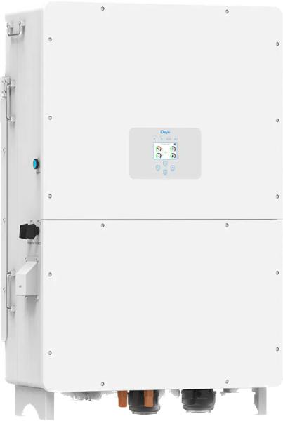 Фото Альтернативне електропостачання, Інвертори, Гібридні інвертори, Гібридні інвертори Deye Гібридний інвертор Deye SUN-100K-SG02HP3-EU-GM10 (100 кВт, 3 фази, HV, 10 MPPT, WiFi)