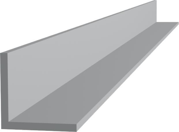 Алюмінієва рейка кутова 5700 мм