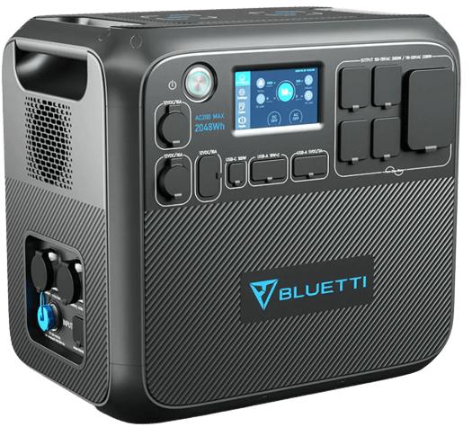 Портативна зарядна станція AC200MAX Bluetti (2200W 2048Wh AC220V EU)