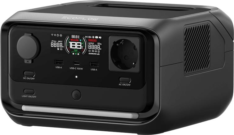 Зарядна станція EcoFlow RIVER 3 Plus (286 Вт · год) 600 Вт