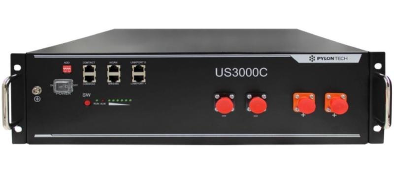 Акумуляторний блок Pylontech US3000C (3,5 кВт*год / 48 В)