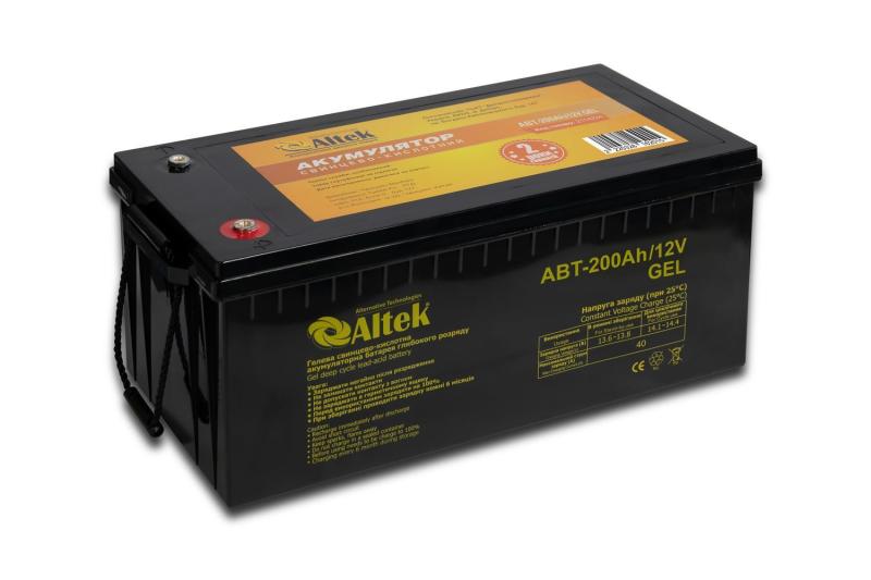 Акумулятор Altek ABT-200-12-GEL
