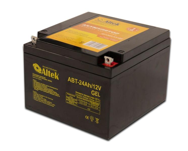 Акумулятор Altek ABT 24Аh 12V GEL