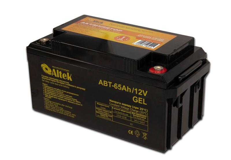 Акумулятор Altek ABT-65-12-GEL