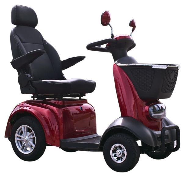 Електроскутер SPRITE-2 (SCE-340-2) red 500Вт 48В 20А·год для людей похилого віку та людей з особливими потребами