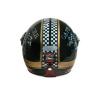  Мотошолом відкритий Beon B-108A ABS MOTO SHINY BLACK/GOLD (глянець чорний/золотий), розмір XXL - Открытые шлемы (без подбородка) на рынке Барабашова