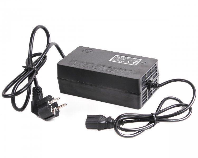 Фото Електротранспорт, Аксесуари та запчастини для електротранспорту, Аксесуари та запчастини для електротранспорту YADEA Зарядний пристрій YADEA 72 В для електричного скутера - 72V20AH