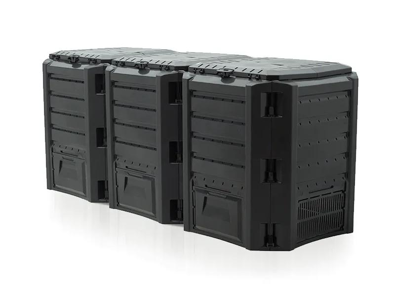 Компостер Prosperplast MODULE COMPOGREEN 1200 л, черный (5905197595436)