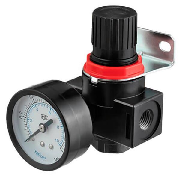 Регулятор давления Intertool 1/4", 0.5-8 бар (PT-1425)