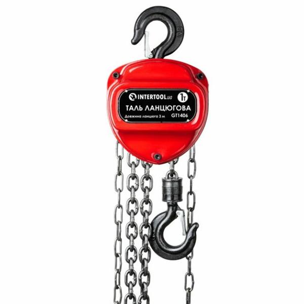 Таль цепная Intertool GT1408