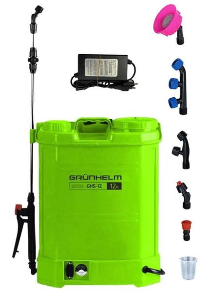 Аккумуляторный опрыскиватель Grunhelm GHS-12