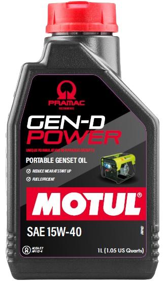 Моторна олива для генераторів Motul Gen-D Power SAE 15W-40, 1 л (111238)