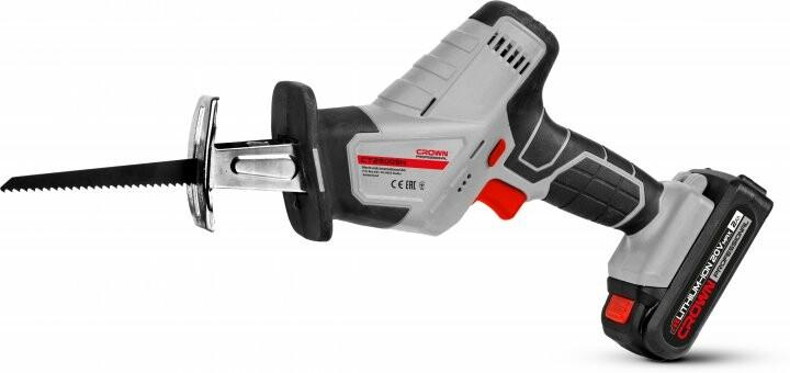 Аккумуляторная сабельная пила CROWN CT25009H-2 BMC