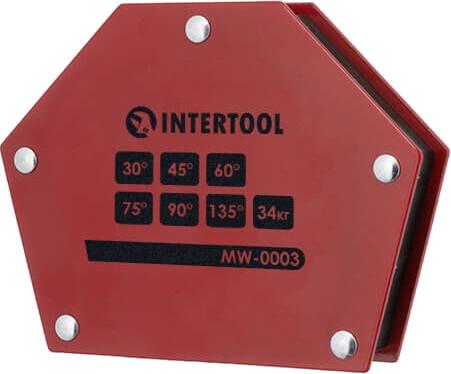 Держатель магнитный для сварки под углом INTERTOOL MW-0003