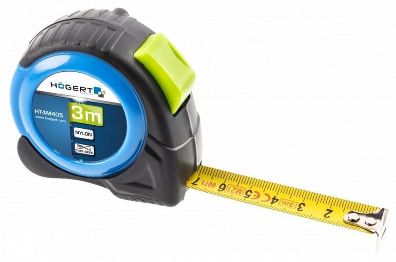 Рулетка с двусторонней шкалой HOEGERT 3 (HT4M405)