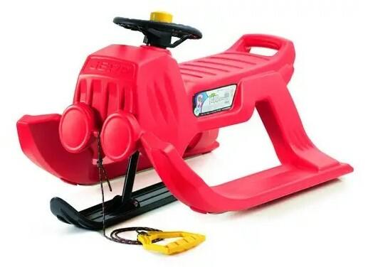 Санки Prosperplast JEPP CONTROL, красные (5905197095929)