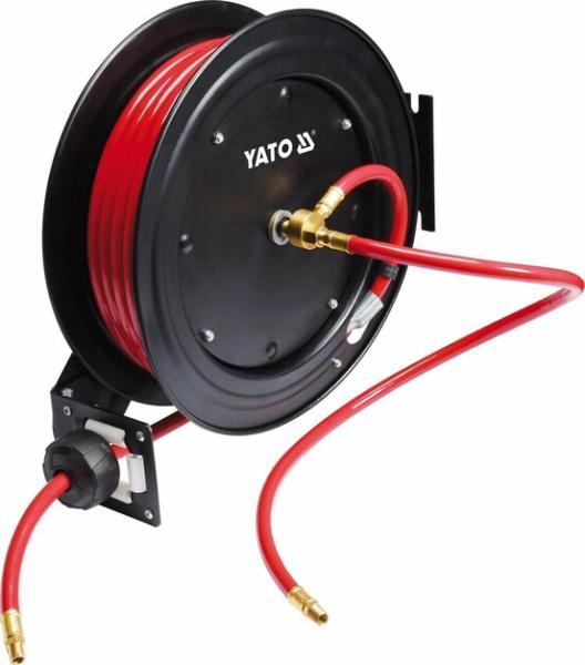 Шланг пневматический ПВХ на бобине Yato YT-24250
