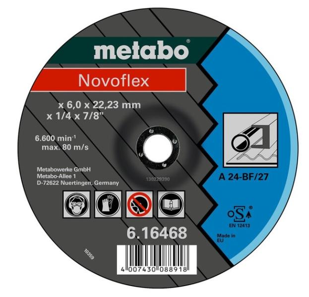 Круг очистной Metabo Novoflex Basic A 24 125x6x22.23 мм (616462000)