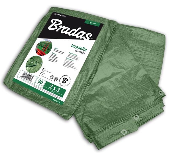 Тент усиленнный Bradas  GREEN 90 г/м? 15х20м (PL9015/20)