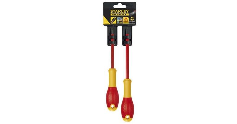 Набор отверток электрика Stanley FatMax VDE 1000V, с изолированным жалом, 2 шт. (FMHT0-62648)