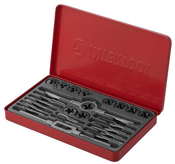 Набор плашек и метчиков 24 шт. INTERTOOL SD-8026