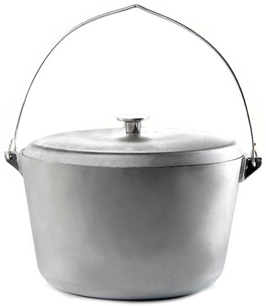 Котел алюминиевый с крышкой и дужкой 290мм 10л СИЛА (960473)