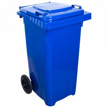 Мусорный бак Алеана 120 л, на колесах, синий